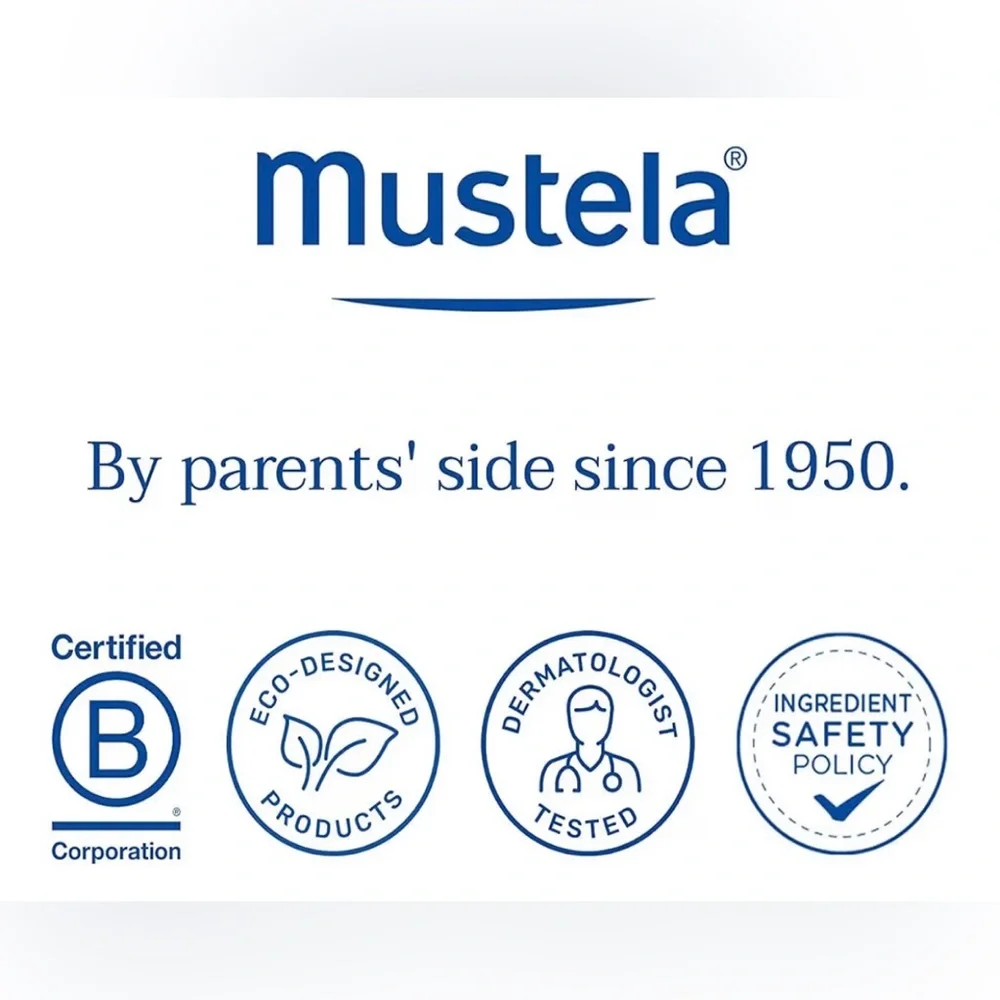 NEW Mustela Baby Nourishing Cleansing Gel Hair & Body Wash for Dry Skin 10.14oz